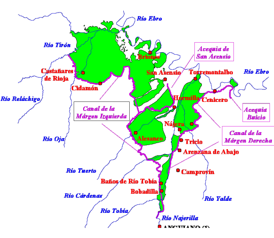 Mapa de la zona