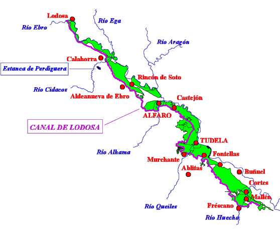 Mapa de la zona