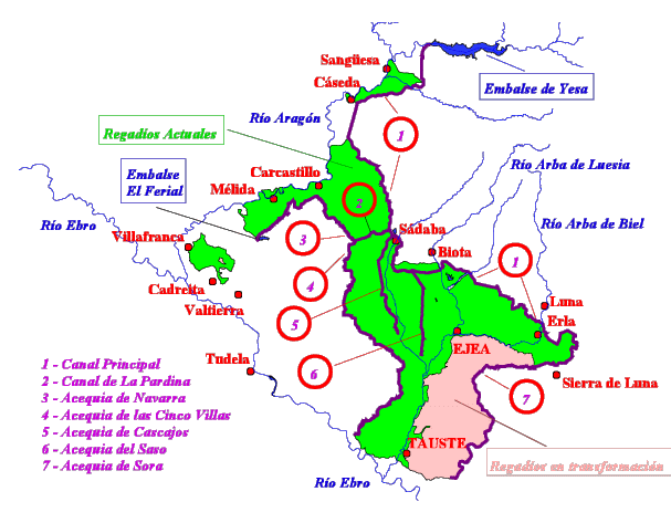 Mapa de la zona