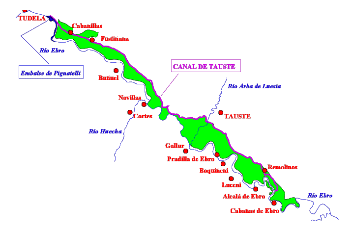 Mapa de la zona