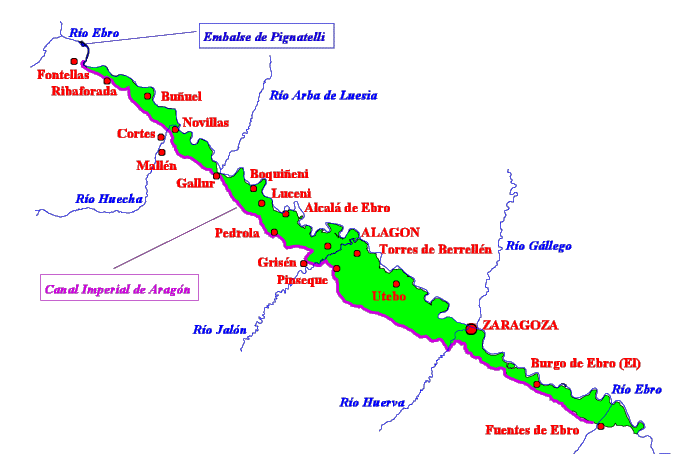 Mapa de la zona