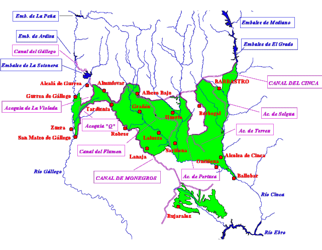 Mapa de la zona