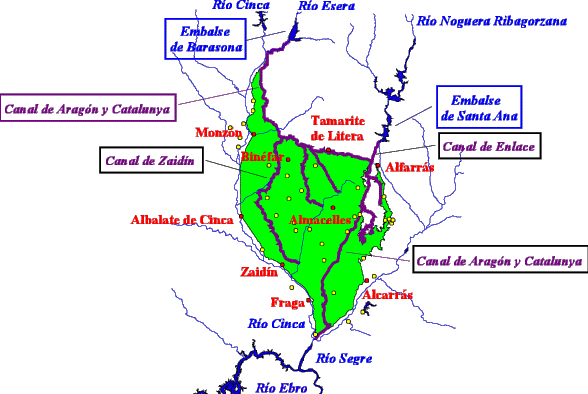 Mapa de la zona