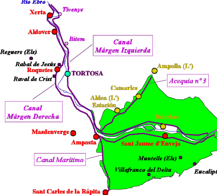 Mapa de la zona