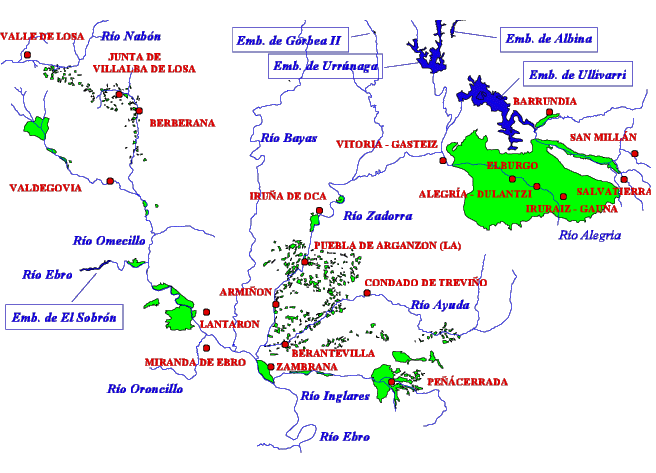 Mapa de la zona