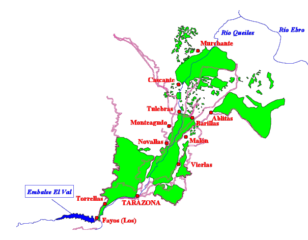 Mapa de la zona