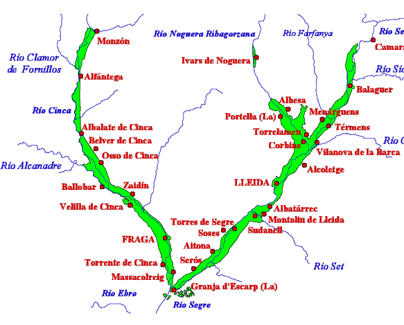 Mapa de la zona